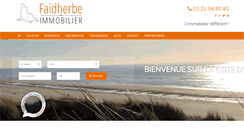Desktop Screenshot of faidherbe-immobilier.com